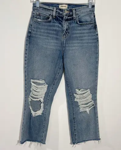 L'AGENCE L’AGENCE Adele High-Rise Cropped Stovepipe Jeans Fallbrook Wash Size 24