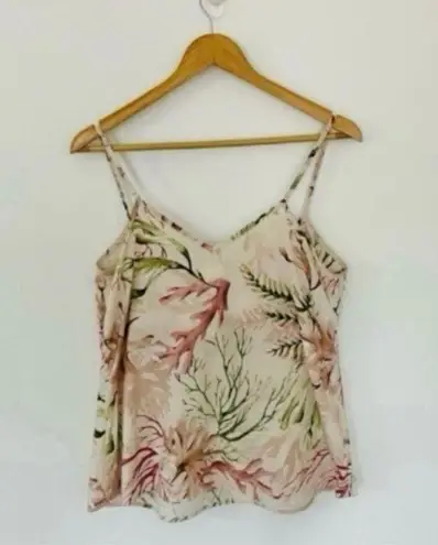 The Lazy Poet Seaweed Loungewear Tie Top Pink Cotton Blush Keyhole Spaghetti Strap