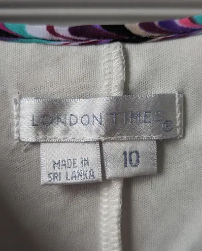 London Times tribal print dress size 10