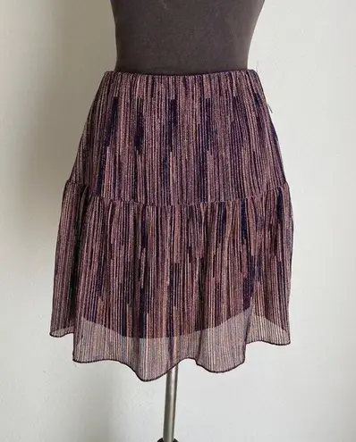 City Studio sz M metallic purple Y2K skirt NWT Size M