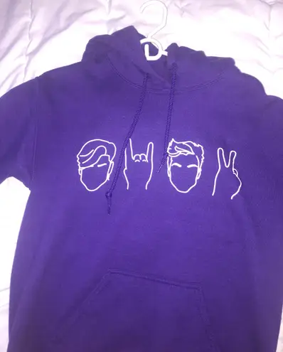 Purple dolan twins hoodie discount