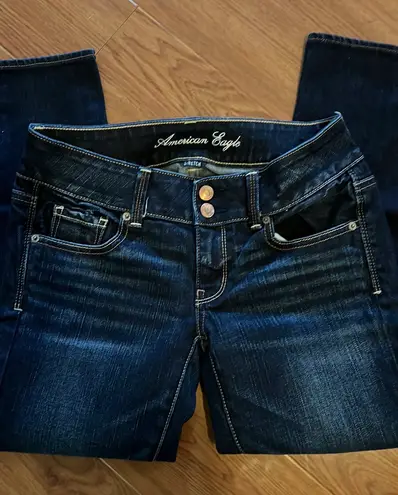 American Eagle Artist Cropped Jeans Size 2