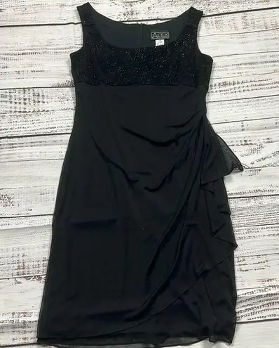 Alex Evenings sequin sheath dress size 10