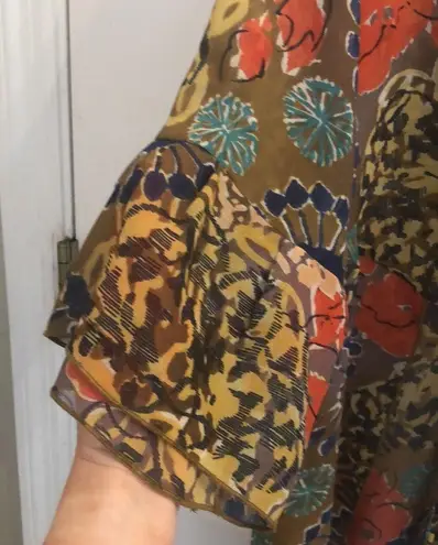 Matilda Jane COPY - Stylish Set of Brown Midi Dress and Floral Cardigan