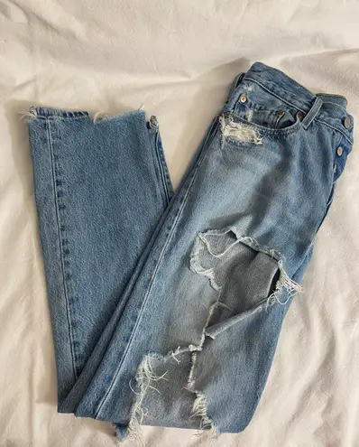 Levi's 501 Ripped Jeans