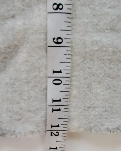 Ecru Kuna & Gray Baby Alpaca Fringe Scarf 12x64