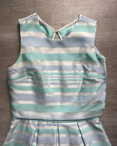 Cynthia Steffe Karolina Striped Sleeveless Pastel Dress Size 4