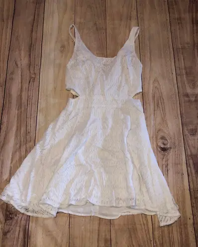 Bethany Mota Lace White Summer Dress