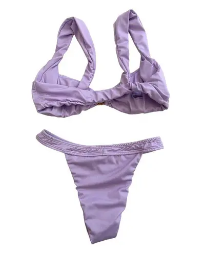 6 Degrees Swim- Sweetheart Bikini & Mini Skirt in Lilac