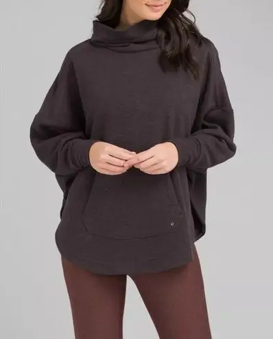 prAna  Dolman Sleeve Funnel Neck Oversized fit sweatshirt Tan Hemp Blend Size Med