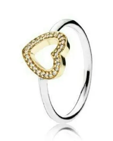 Pandora 14k Gold & Silver Ring