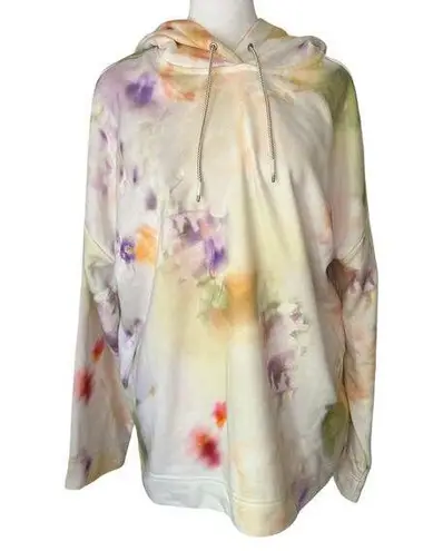 Scotch & Soda Wildflower cream tie-dye hooded sweatshirt size M