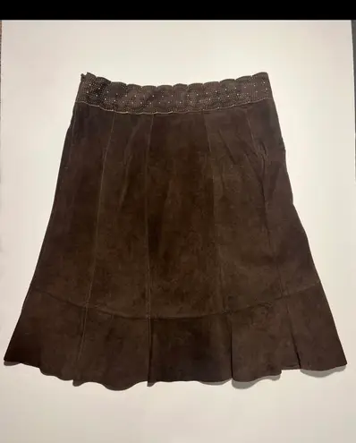 CAbi Leather Skirt