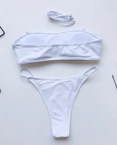 Boutique 1641 Ciara fringe cheeky bikini set NWOT