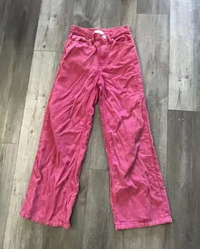 Urban Outfitters BDG Pants Women Pink Berry Corduroy  Casual