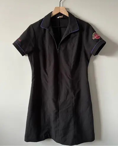 Hard Rock Cafe Vintage 90s Waitress Employee Uniform Dress Sz 12 Save The Planet