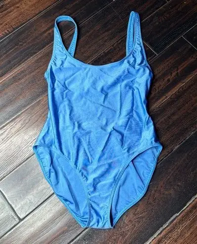 Los Angeles Apparel One piece swimsuit bathing suit bodysuit low back summer