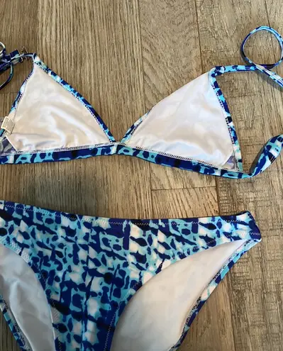 Cupshe Tie Dye Triangle Bikini 