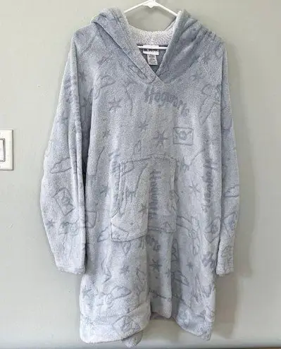 Harry Potter white blue long hooded sweater comfortable movie adult one size