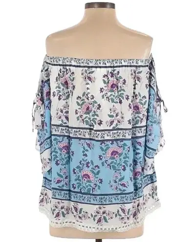 Jaase Anthropologie Bohemian Floral Off The Shoulder Blouse Size XS NWT