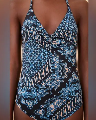 Ulla Johnson Madeira Racerback One-Piece Swimsuit in Azure, SZ Small, $350