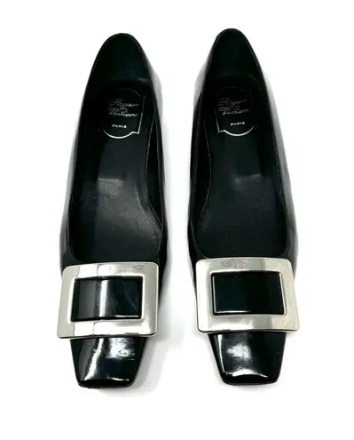 ROGER VIVIER Belle Vivier black patent leather, like new, made in Italy, size 39
