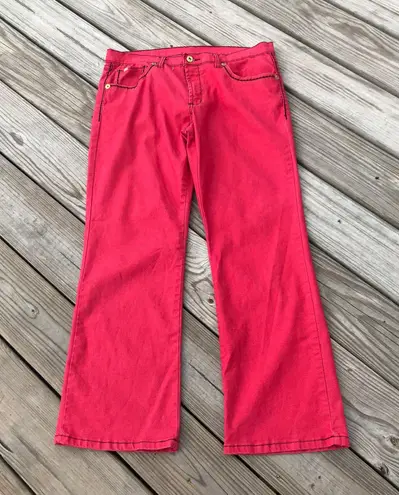 Diane Gilman 90s Retro DG2 by red high rise jeans
