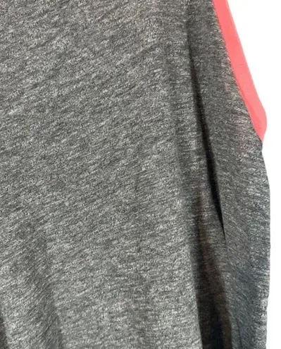 Sundry Gray With Pink Trim Sleeveless Athletic Cotton Blend Tank Top Sz 2