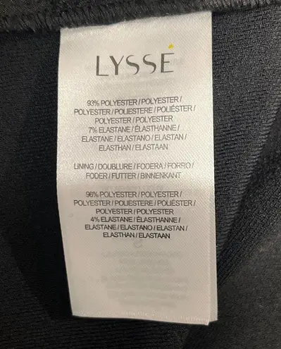 Lysse NWT Black Moto Open Jacket Grommet Waist Length Oversized Small