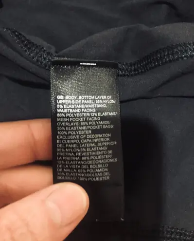 The North Face  Sz L Black  Flashdry  Athletic Mini Skort Skirt