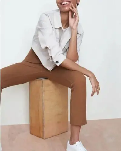 MM.LaFleur The Hockney Jean in Ochre Brown Adjustable Length Pant Size 4