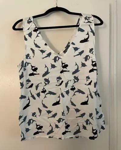 Modcloth Soft Tank Shark Print