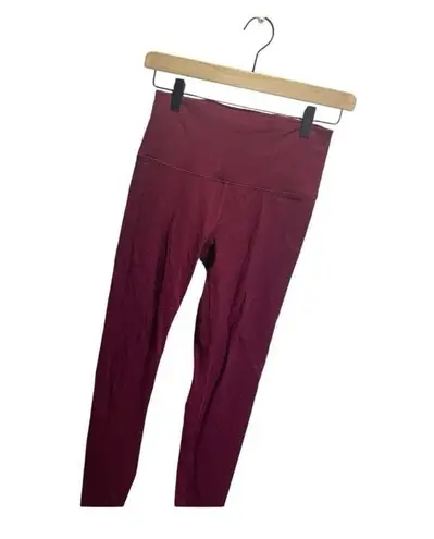 Lululemon  Align Leggings Womens Size 2/4 Burgundy Red Workout Gym Yoga Pants