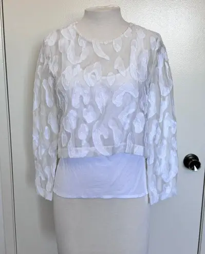 Maje Lendra Top in White Size Medium
