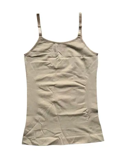 Empetua All Day Every Day Scoop Neck Compression Adjustable Cami Beige XL New Tan