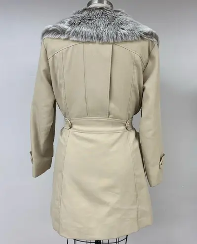 Vintage Faux Fur Trench Coat 16