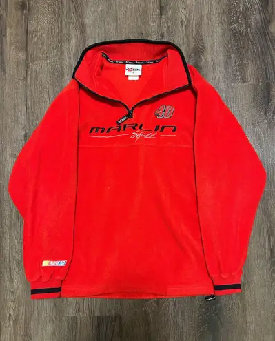 Chase Authentics Vintage Sterling Marlin Coors Light NASCAR Fleece Quarter-Zip - Image 1