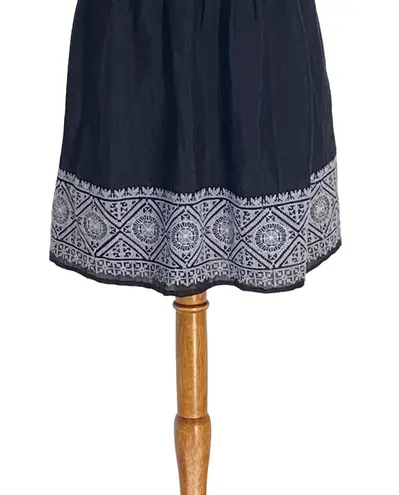 Three Pink Hearts Trixxi Women’s Boho Embroidered Dress Black Size M Coastal