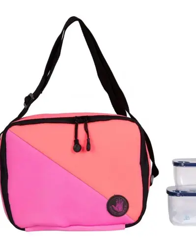 Body Glove Umami Lunch Tote with two containers Pink