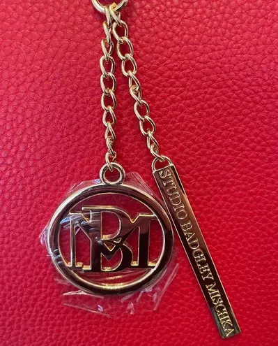 Badgley Mischka Big Eyelet Tote Logo Purse Bag NEW