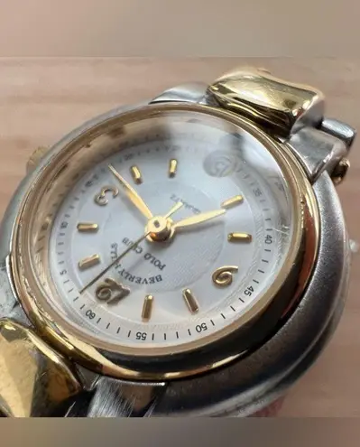 Beverly Hills Polo Club Two Tone Watch Quartz Ladies with Date Window