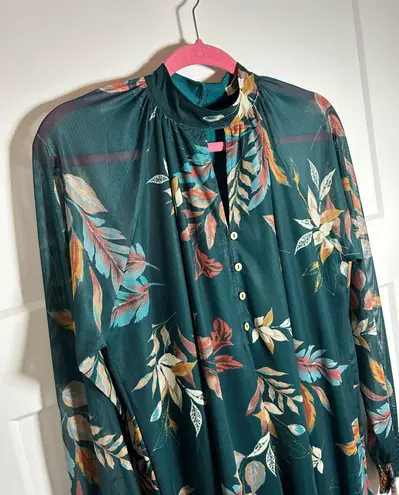 Gimmicks by BKE Large boho sheer BKE Buckle Gimmicks top tunic - oversized fit!