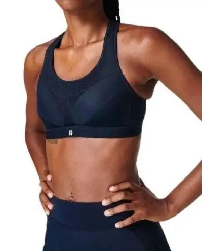 Sweaty Betty  Black Ultra Running Non-padded Convertible Back Sports Bra