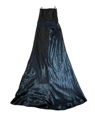 Bardot Estelle Satin Maxi Dress Size 10/L Sleeveless Formal Party Bridal Classic