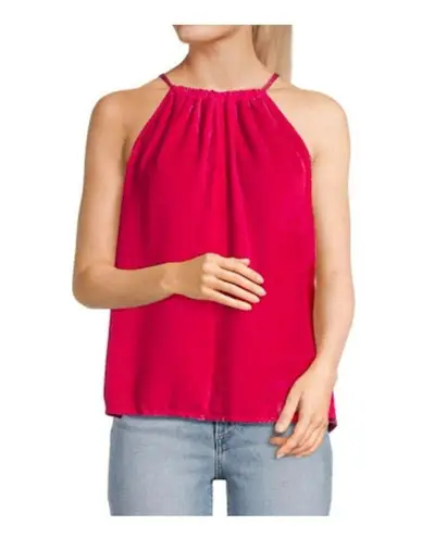 Velvet Tees Velvet by Graham and Spencer Pink Silk Blend Halter Style Top Size Large NWT