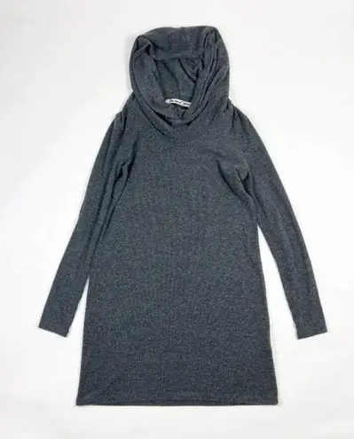 Michael Stars Soft Stretch Knit Pullover Long Sleeve Cowl Neck Sweater Dress S