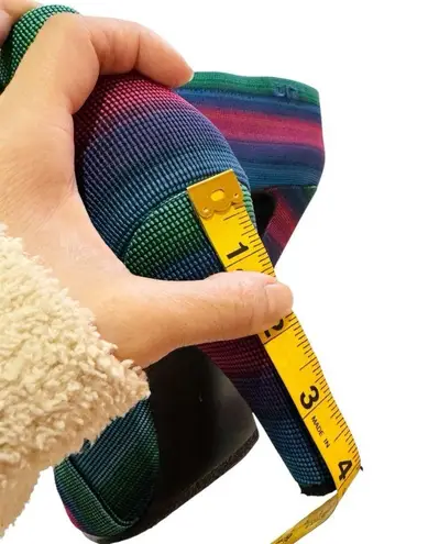 UNITED NUDE the fold multi color booties EUC Green Size 10.5