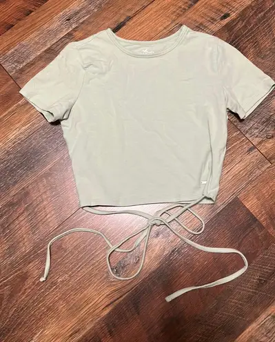 Hollister Light Green  Crop Top