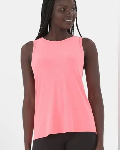 Athletic Works  Womens Tank Top Size Small 4-6 Coral Butter Core Performance New