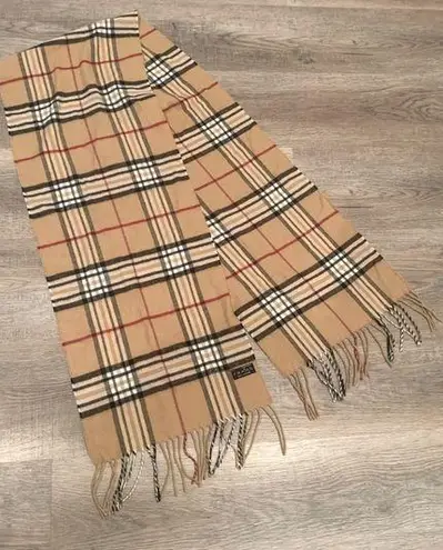 FRAAS Plaid trendy woven scarves made in Germany Tan